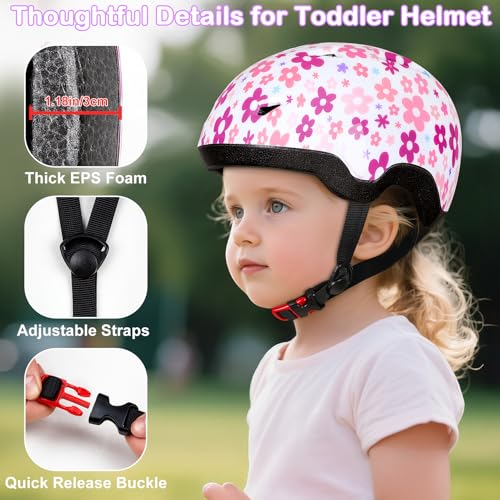 Image of Toddler Bike Helmet, Kids Helmets Baby Infant Bike Helmet for Kids Toddlers Boys Girls Age 1-3 /2-4 /3-5 /5-8 for Biking Scootering Skateboarding