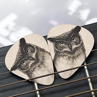 Ensemble de 12 médiators de guitare hibou mignon pour guitare acoustique, guitare électrique, contrebasse, ukulélé - Les Beatles, Paul McCartney, John Lennon, RIngo Starr, George Harrison Ensemble de 12 médiators de guitare hibou mignon pour guitare acoustique, guitare électrique, contrebasse, ukulélé – Image 7