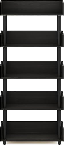 Miniatura 5 de Furinno Turn-N-Tube - Estantería expositora multiusos, de 5 niveles, se monta sin herramientas, color expreso