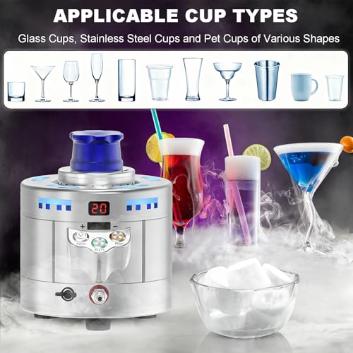 Máquina 2 en 1 para Hielo Seco y Enfriador de Vasos miniatura 4