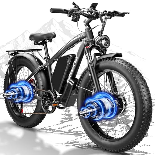 9000W-Peak-Dual-Motor-Ebike,58V Max-output 34Ah...