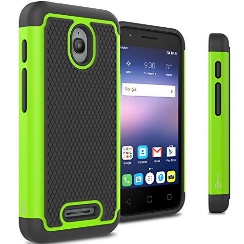 Alcatel Dawn Case, Alcatel Streak Case, Alcatel Ideal Case, CoverON [HexaGuard Series] Slim Hybrid Hard Case for Alcatel One Touch Dawn â€“ Green (Not Fit Ideal Xcite)