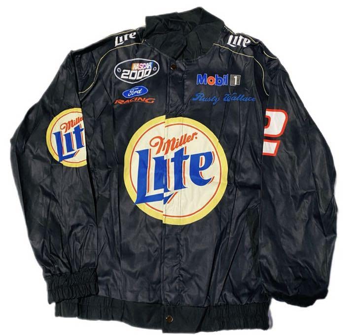 【新品未使用】miller lite レーシングジャケット　ナイロン　XXL メンズ 【新品未使用】miller lite レーシングジャケット ナイロン XXL