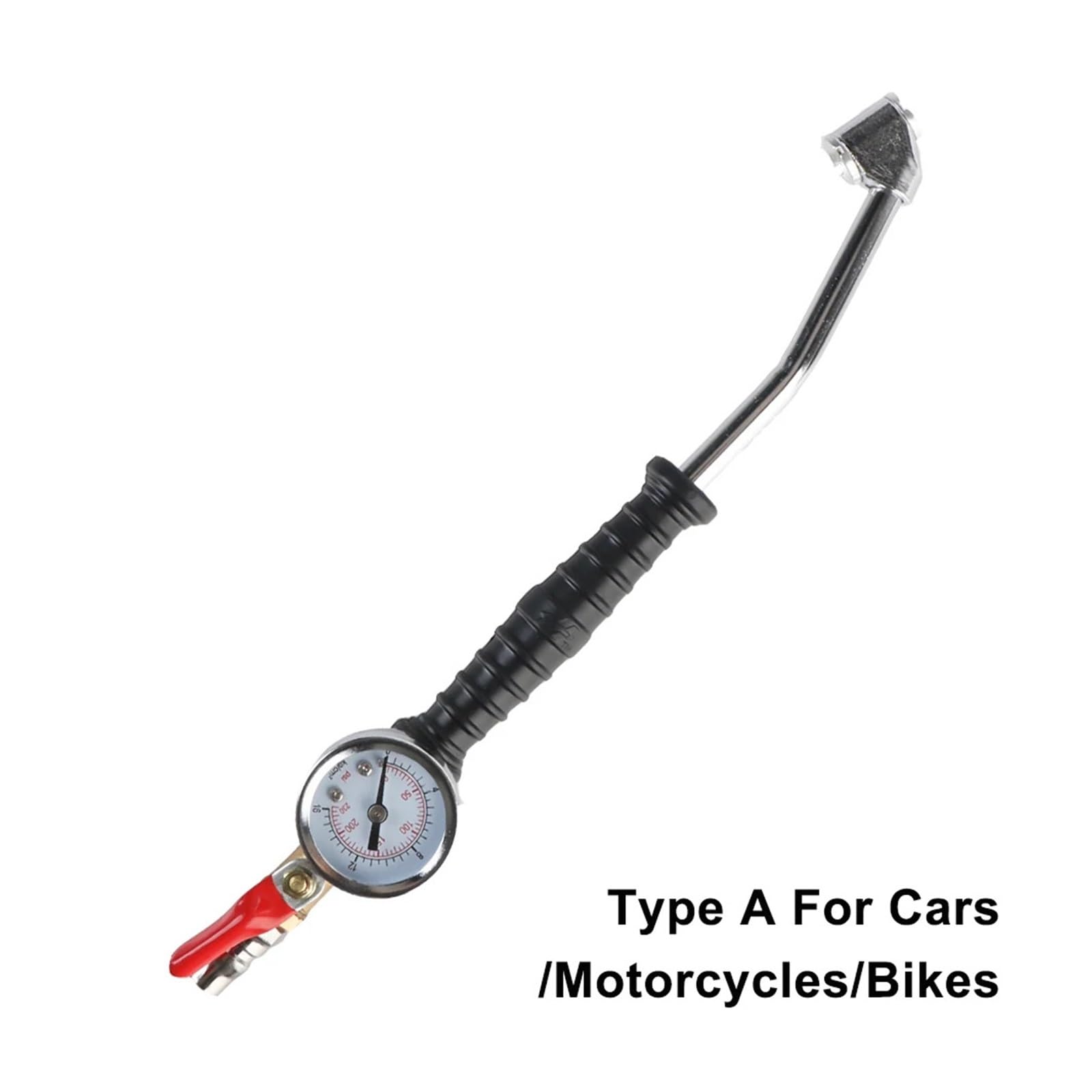 Bomba de aire rápida para coches 0-15Bar/220Psi con manómetro de presión neumáticos, herramientas reparación varilla inflado universales for vehículos y camiones
