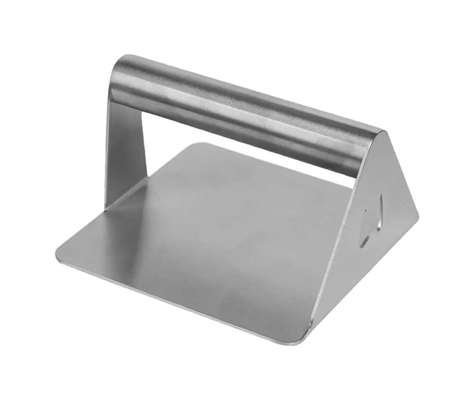 Hamburger-Patty-Maker, Edelstahl-Burgerpresse, rostfrei, Nicht klebrig, Steak, Smasher, Grillfleisch, Gemüseutensilien(Square)