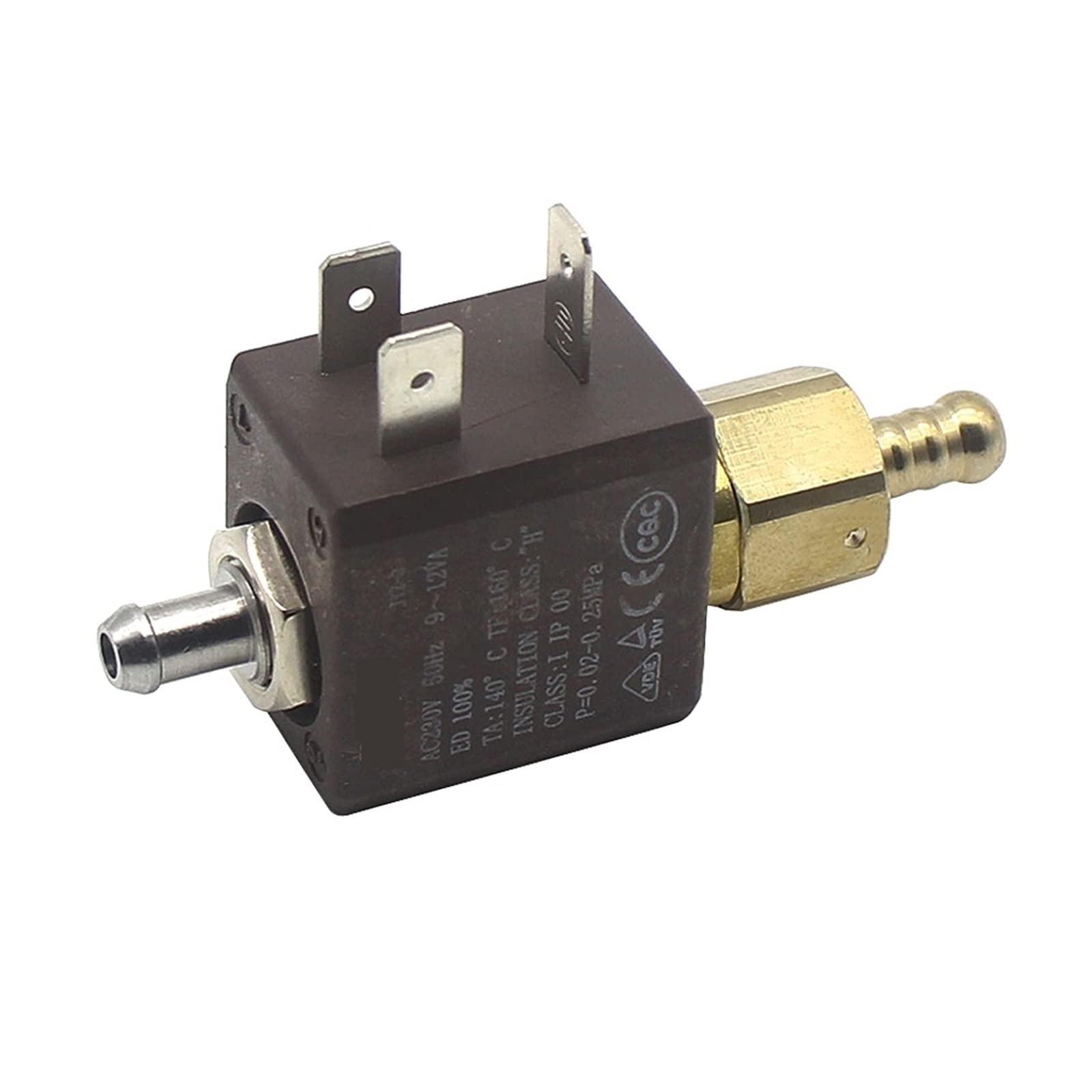 JYZ-3 Normalmente Aperto N/O 2/2 Vie AC 230V Cannula in Ottone Macchine for Il caffè Vapore Aria Acqua Elettrovalvola Elettrica valvola di Ingresso 1 Pz