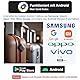 Air Tag Android,GPS Tracker,Bluetooth Smart Tag kompatibel mit Google „Find My Device“ APP (nur Android), Geeignet für Gepäck Koffer, Schlüssel, Rucksäcke, Haustier und andere, Schwarz-4 Packs
