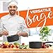 2 Quart Nonstick Saucepan with Glass Lid - Multipurpose Use for Home...