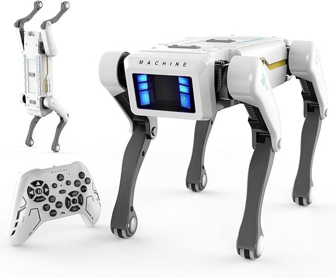 Smart Robot Dog for Kids Smart Interactive Pet Toy with APP & Remote Control Voice Commands Music Dance Programmable Actions STEM Educational Toy for Boys & Girls Ages 3+ روبوت كلب ذكي