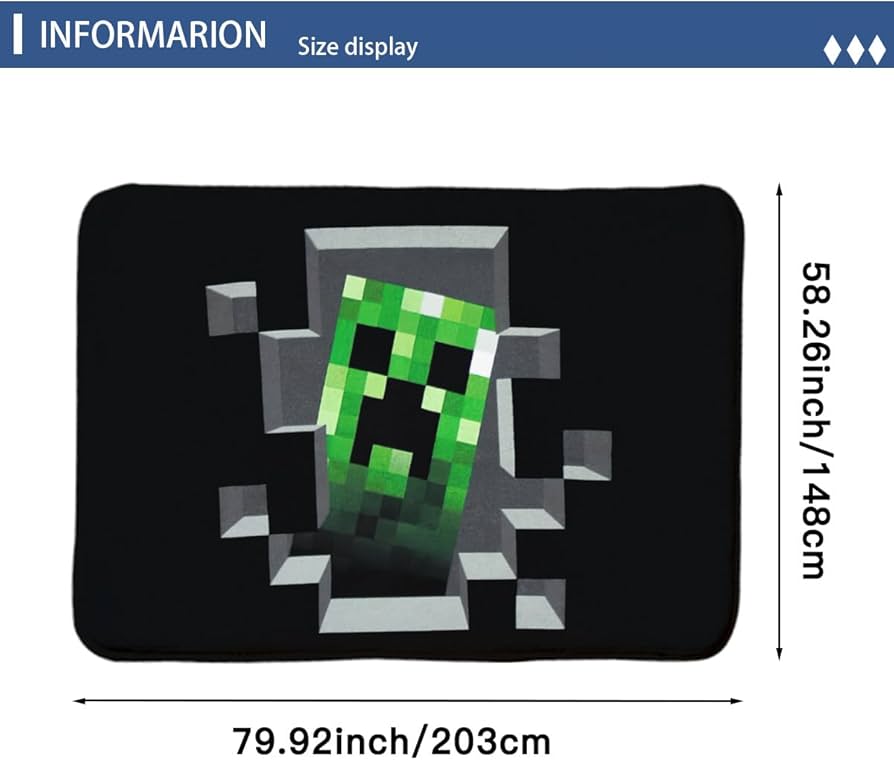 Amazon｜マイクラ カーペットフロアマット ラグ ラグマット 低反発