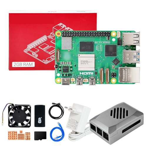 Kit Raspberry Pi 5 2GB pour apprendre la programmation et la robotique