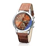 Bokeley Big Watches! Men's Belt Sport Quartz Hour Wrist Analog Watch (E)