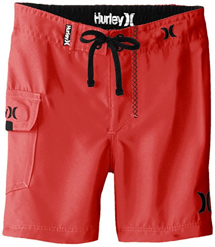 Hurley Baby Boys' One and Only Boardshort, Daring Red, 24 Months