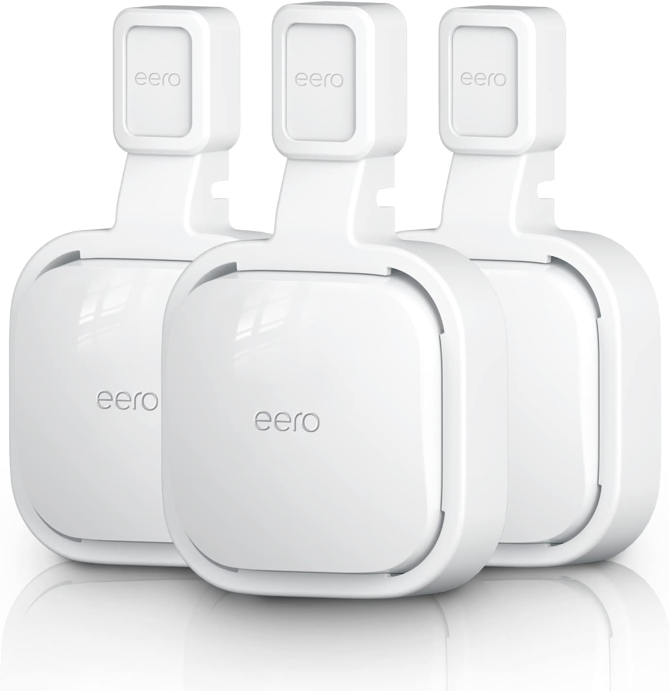 3Pack Wall Mount Holder for eero Pro 6e/Pro 6 Mesh Wi-Fi System, Tri-Band Mesh, Wi-Fi Router Wire Organizer