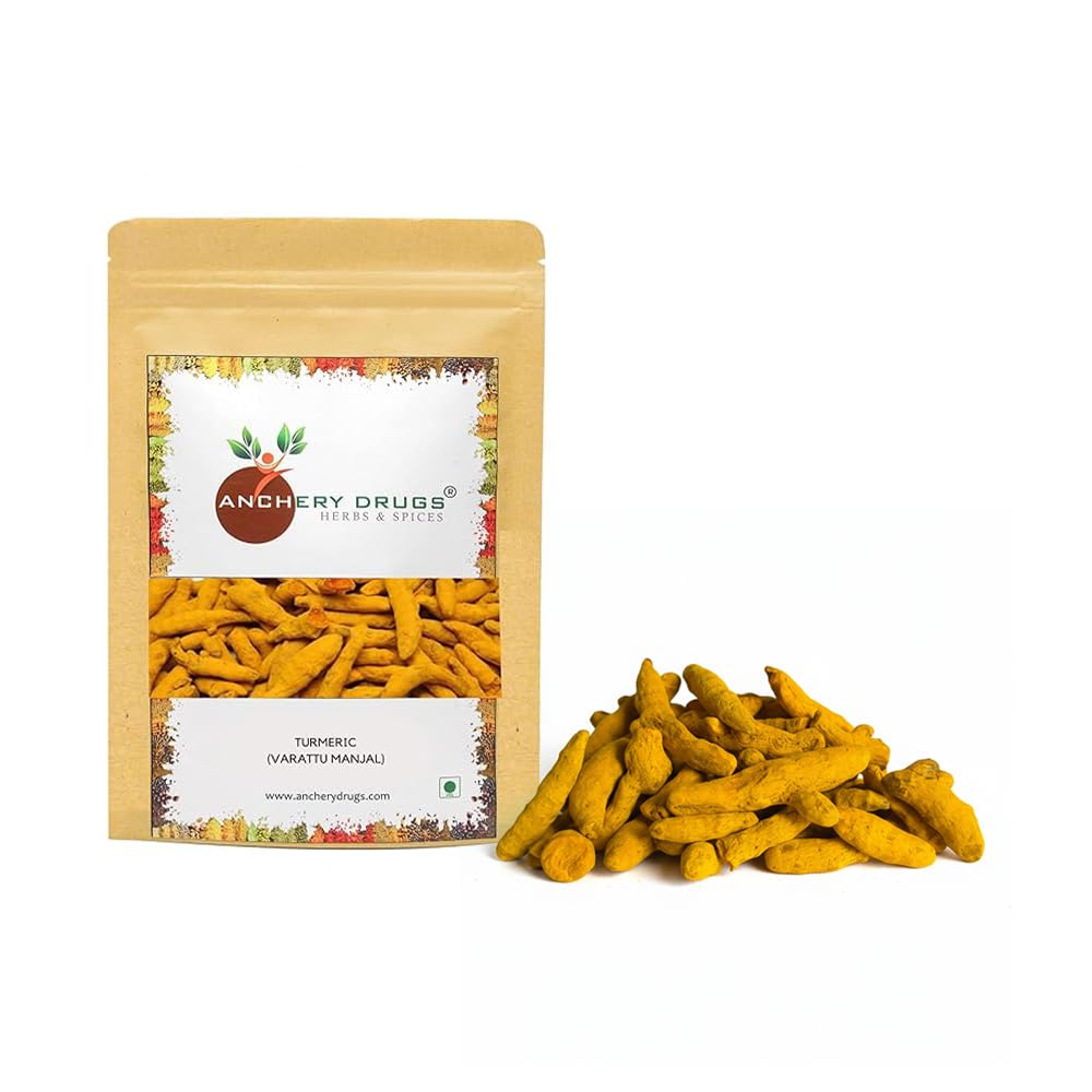ANCHERY DRUGS Varattu Manjal, Curcuma longa, Turmeric (100 gms)