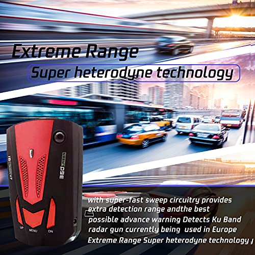 Cars Aids, 2023 New Car Automatic 360 Degree Detection, Vehicle Speed Alarm System, Pop Mode, City Highway, Voice Prompt Speed, Led Display Red Aa1 #TOP4
