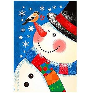 Morigins Welcome Winter Snowman Primitive House Flag Double Sided Cardinal Snowflakes Decorative Outdoor Yard Flag 28x40 Inch Morigins Welcome Winter Snowman Primitive House Flag Double Sided Cardinal Snowflakes Decorative Outdoor Yard Flag 28×40 Inch