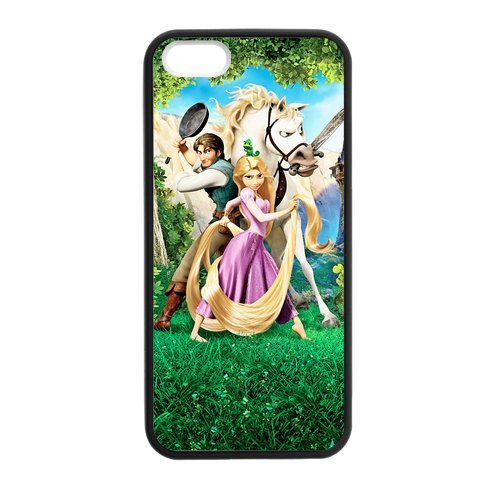 Unique Design Tangled Rapunzel Flynn Rider Custom Hard Case for iPhone 5,5S