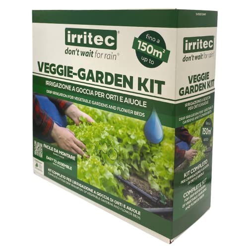 Irritec Kit Completo Agricoltura Sistema Di Irrigazione A Goccia 150 Mq Orto Giardino Irrigo
