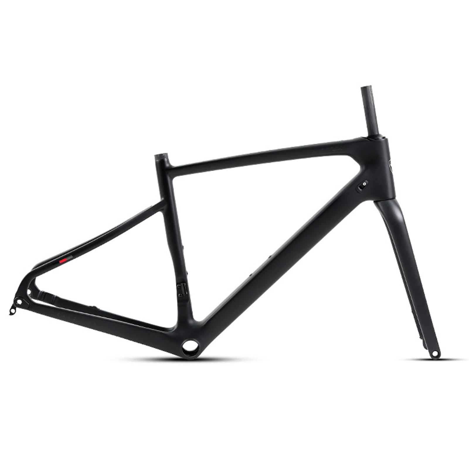 Rama rowerowa z włókna węglowego 700C 45/48/51/54 cm droga/terenowe hamulce tarczowe oś przelotowa F12x100mm/R12x142 mm Wewnętrzne przejście kablowe