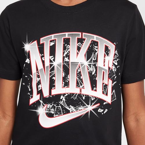 Nike Sportswear Big Kids' T-Shirt (HV8688-010, Black)4