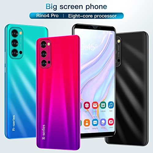 PDXCAL Mobile phone, Rino4Pro Android SmartPhone, 6.0 IPS Display, 3800mAh Battery, 3-Card Slots Design, 3G Dual SIM, 5MP+2MP, 1GB RAM+4GB ROM (SD 32GB) (Rino4Pro-Red)