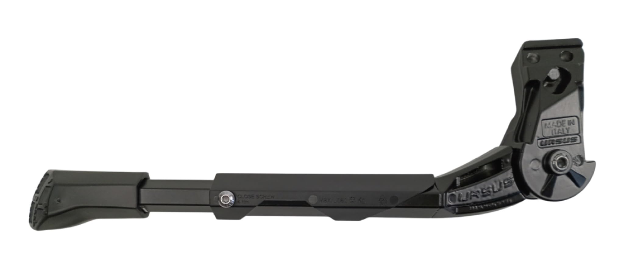 maxxi4you Fahrrad Hinterbauständer King Evo mit 18mm Platte schwarz - 20 STK. Paket inkl Reflexband
