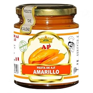 Asian Power – Gele chilipasta – Peruaans product – Ideaal om een speciale smaak aan uw maaltijden te geven -227 gram