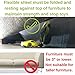 Vapaa Under Couch Toy Blocker Stop Toys from Going Under The Sofa, Furniture, Tables (Clear, 10)