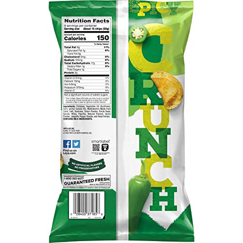 Lay'S 28400371858 Kettle Cooked Jalapeno Potato Chips thumb #3