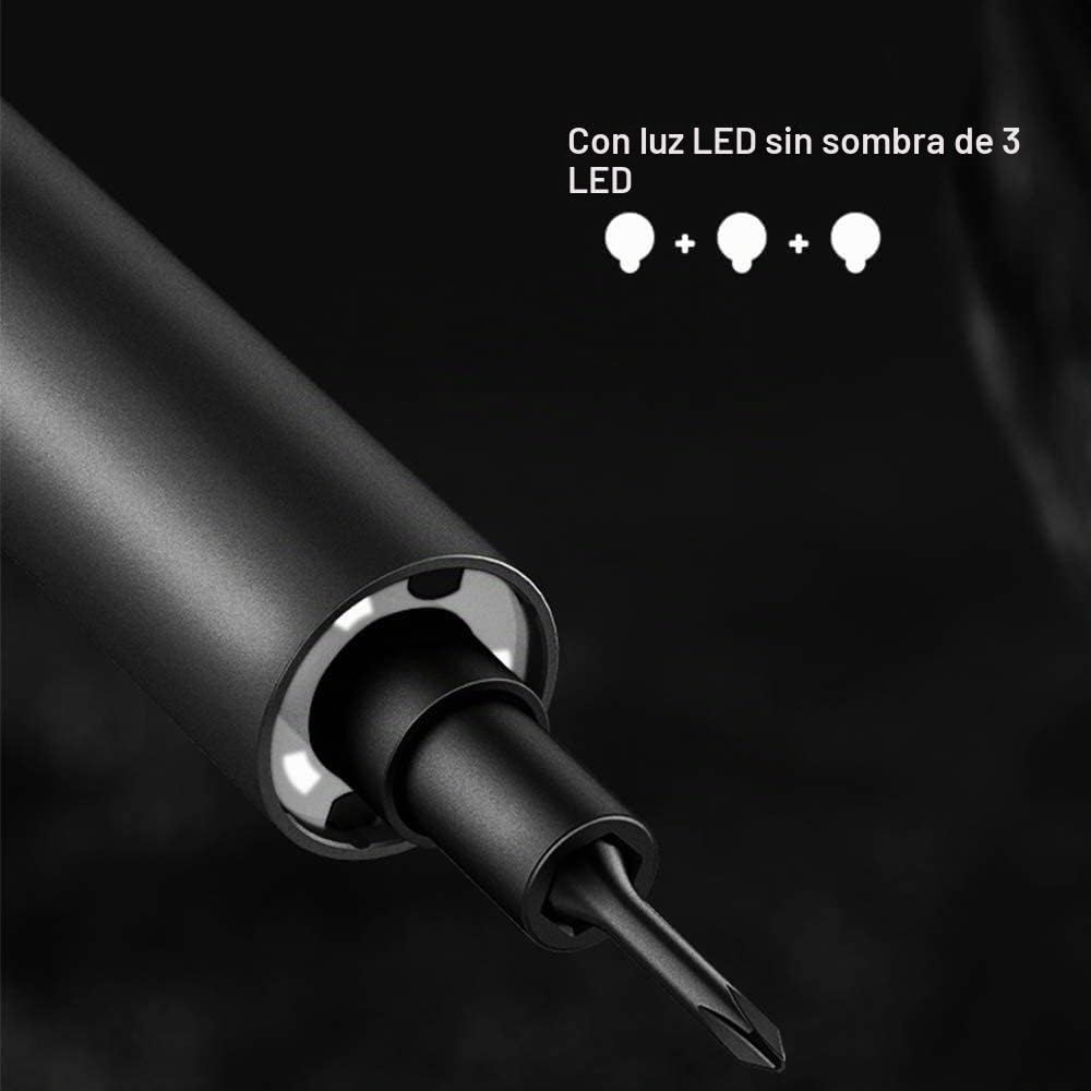 Wowstick 1F Pro 69 en 1 destornillador eléctrico, modo dual de carga de iones de litio LED destornillador de alimentación pro