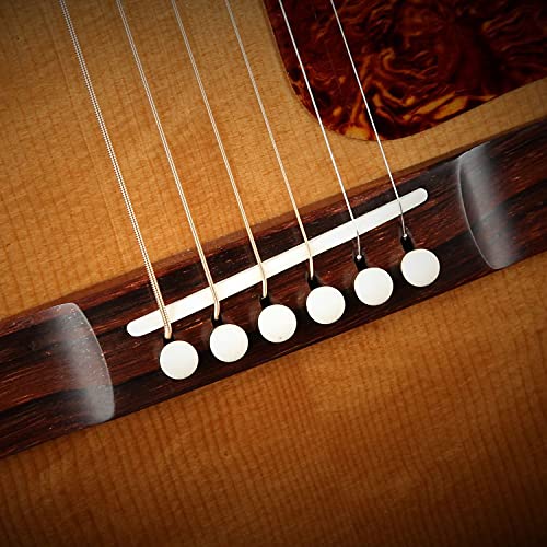 2 Set aus echtem Knochen Gitarre Brücke Sattel und Nut Ersatz für 6 String Klassik Gitarre Teile