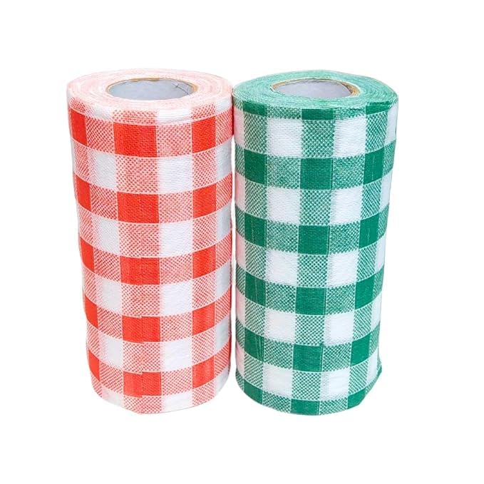 Swissbell :- Reuseble Washable Kitchen Printed Tissue Roll - 2 Roll - 240 Wipes-image-39