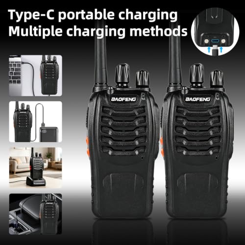 BAOFENG Walkie Talkies Long Range for Adults,Rechargeable walkie talkies by BAOFENG - Used condition - Image 7