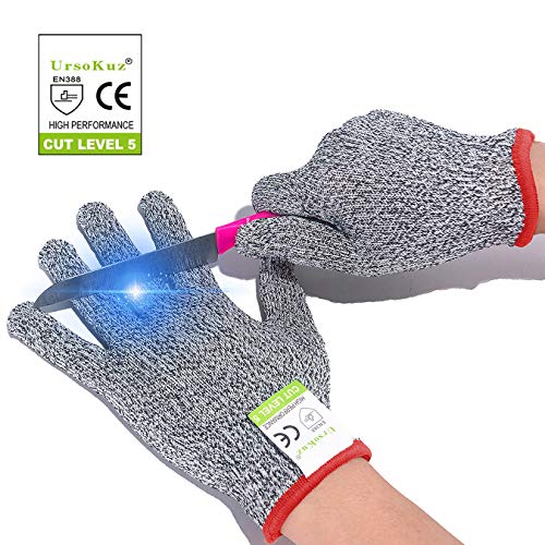Cut Resistant Gloves for Kids Size S (7-9 Years) 2 Pairs - Food