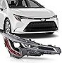 ACANII - For 2020-2021 Toyota Corolla L | LE LED Projector Headlight Headlamp Assembly Replacement Right Passenger Side