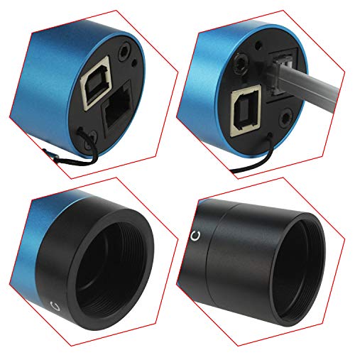 Astromania SGCMOS Series Telescope CMOS Camera - Great Camera for auto-Guiding and Multiple Types of Astrophotography - Multicolour Imaging