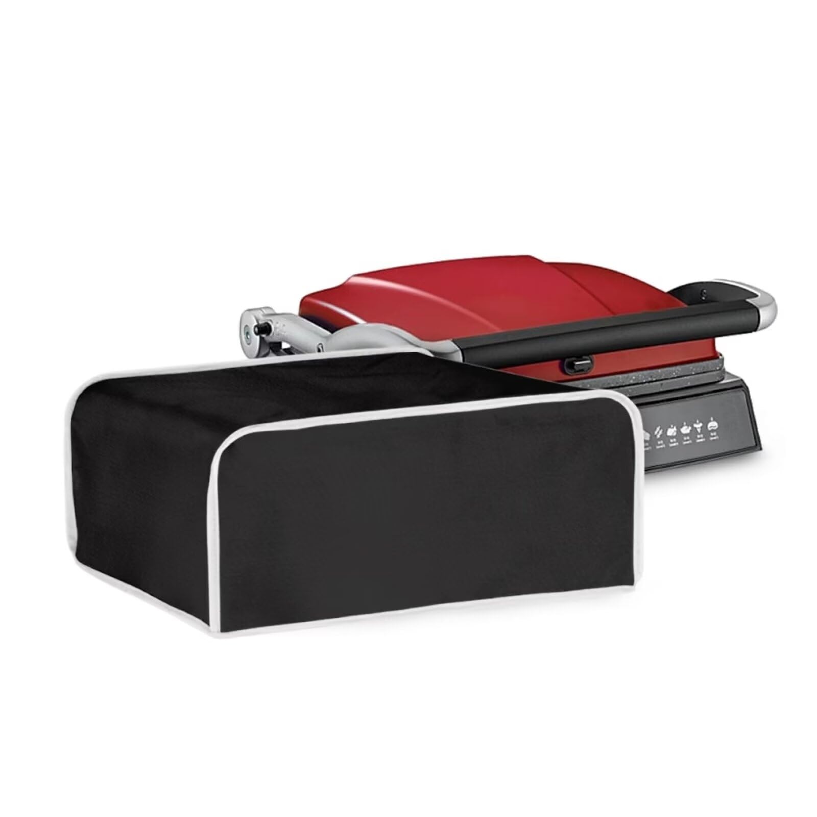 Uorisanigo Black Grill Electric Tabletop Griddle Dust Cover Thick Fabric Kitchen Small Appliance Protective Cover Fits for Pizza Sandwich Maker Panini Press and Extra Accessories Home Decor
