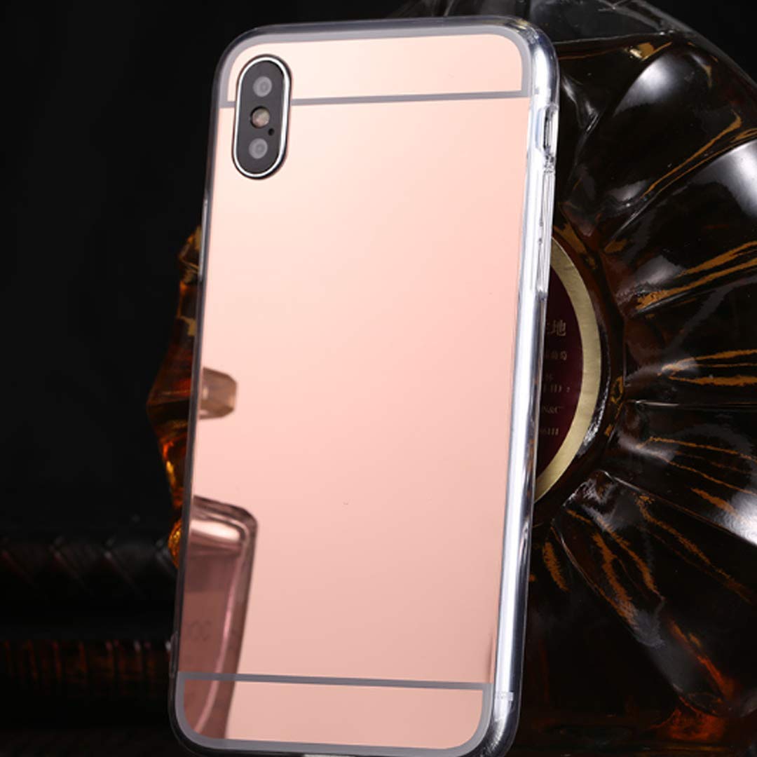 Amazon.co.jp: SMT iPhoneケース ミラー 鏡面 ケース 強化ガラス