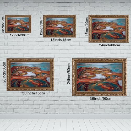 Impression sur toile Edvard Munch avec cadre suspendu chic - 2