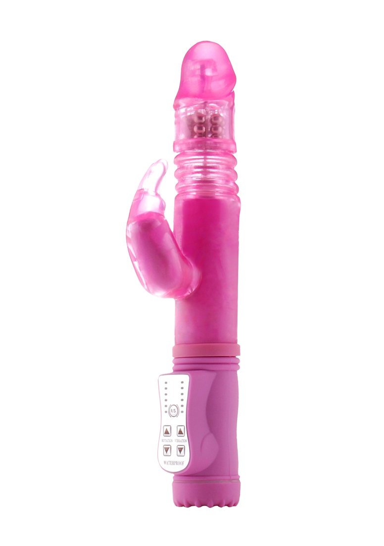 Shots Toys Vibratore Rabbit con Funzione Up & Down, Rosa - 1 Prodotto