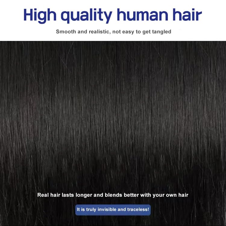 Miniatura 7 de Peluca completa natural y realista de negocios para hombres medianos y ancianos, peluca negra para hombre, peluca negra de Dailypurc, peluca de pelo