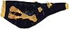 Scottish Great Highland Bagpipes Bag Cover Various Tartans & velvet Bagpipe Air Bag Cover (Black Velvet Golden Fringe)