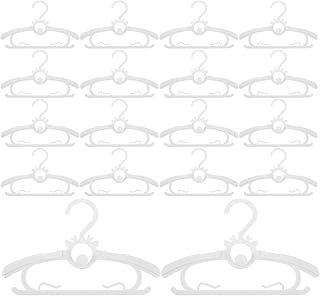 VALICLUD 30 Perchas para Recién Nacidos Ahorradoras De Espacio Ajustables para Ropa Infantil Ajustables para Camisas De Blancas