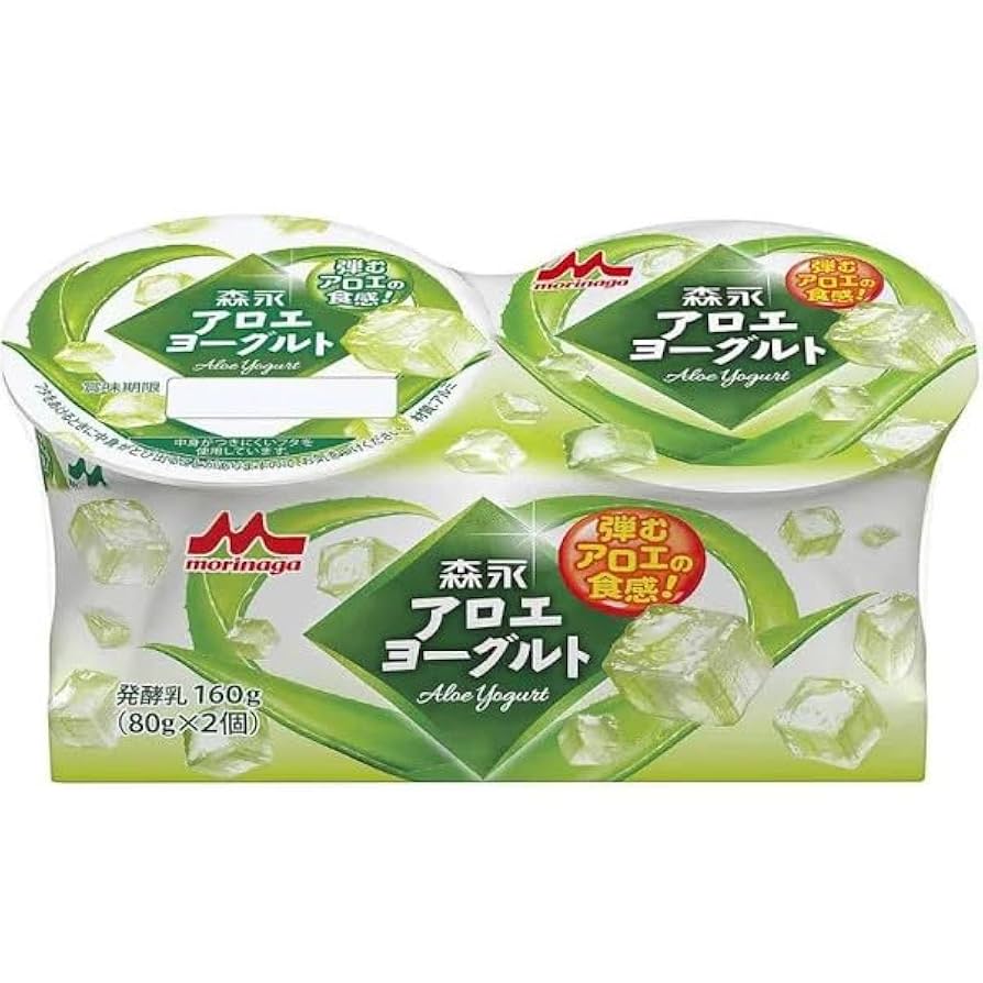 Amazon | 森永 アロエヨーグルト2P 12個 | morinaga | プレーン