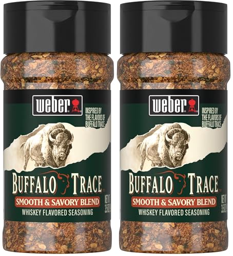 Weber Buffalo Trace Whiskey Flavored Seasoning, 3.5 Ounce (Pack of 2)