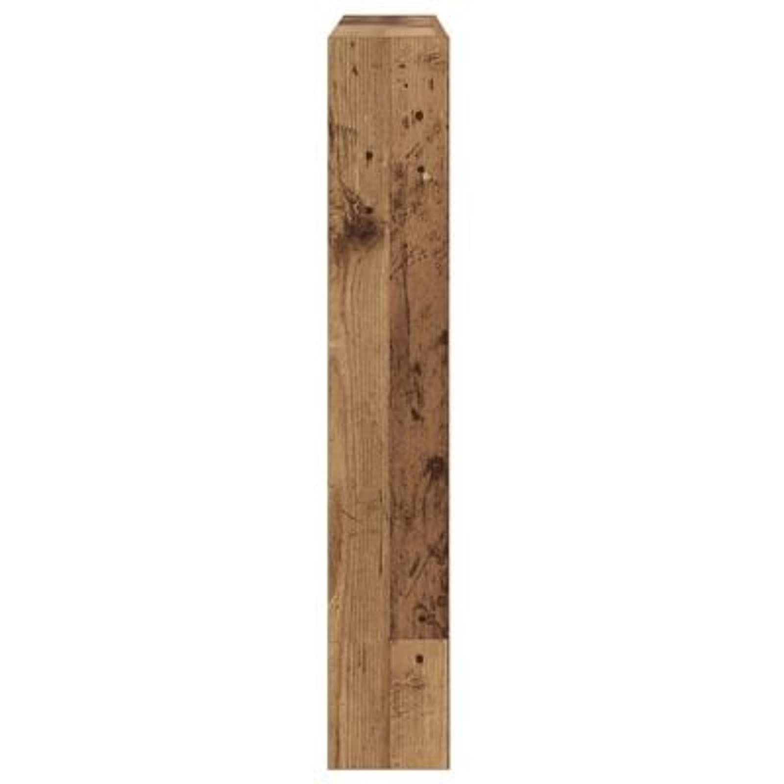 Brokky 869111 Testata Legno Vecchio Legno Massello di Recupero 120 x 17 x 102 cm Testata in Legno,Testata Letto Matrimoniale Muebles Dormitorio Spalliera Letto Testiere per Letto Matrimoniale