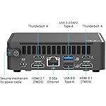 2025 IntelASUS NUC 15 Pro (NUC15CRKI3) Mini PC, 15th Gen Core 3 Inte100U Hexa-Core 1.20GHz, 16GB DDR5 RAM | 512GB NVMe SSD | Inte Graphics, Thunderbolt 4, Wi-Fi 7 BT 5.4, 2.5GbE, Win11 Pro - Image 3