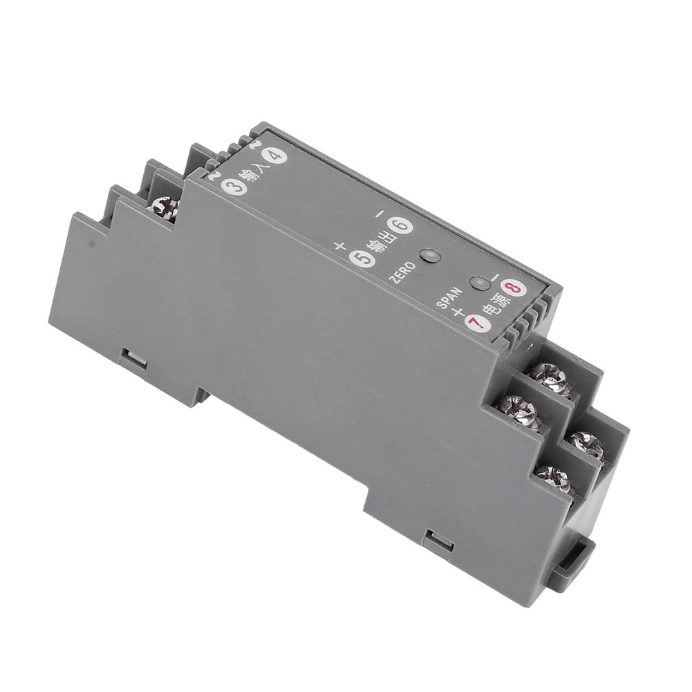 Stromsensor Wechselstrom 0-10A Eingang DC 0-10V Ausgang Typ K Stecker DIN 35mm Schiene Grau für industrielle Strommessung und Überwachung