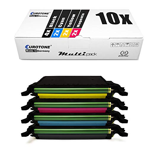 Toner Dell 2145cn pour remplacer vos cartouches épuisées avec le lot de 10 Eurotone